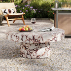Modway Alora Indoor - Outdoor Patio Concrete Round Coffee Table by Modway-EEI-7091