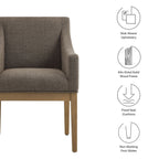 Modway Alton Fabric Upholstered Dining Armchair by Modway-EEI-7058