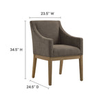 Modway Alton Fabric Upholstered Dining Armchair by Modway-EEI-7058