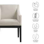 Modway Alton Fabric Upholstered Dining Armchair by Modway-EEI-7058