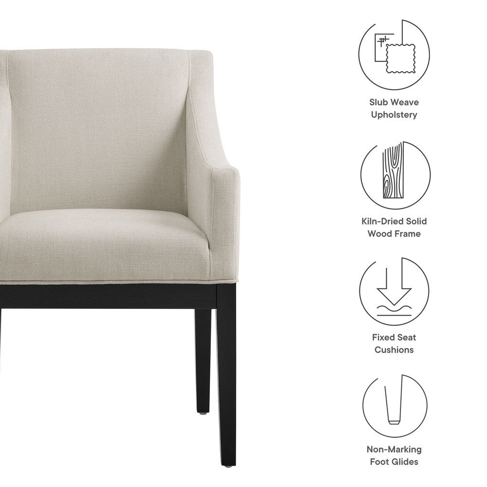 Modway Alton Fabric Upholstered Dining Armchair by Modway-EEI-7058