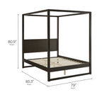 Modway Alva King Wood Canopy Platform Bed by Modway-MOD-7216