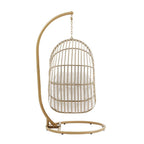 EEI-6337-NAT-WHI Amalie Wicker Rattan Outdoor Patio Rattan Swing Chair by Modway