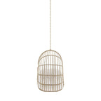 EEI-6261-NAT-WHI Amalie Wicker Rattan Outdoor Patio Rattan Swing Chair without Stand by Modway