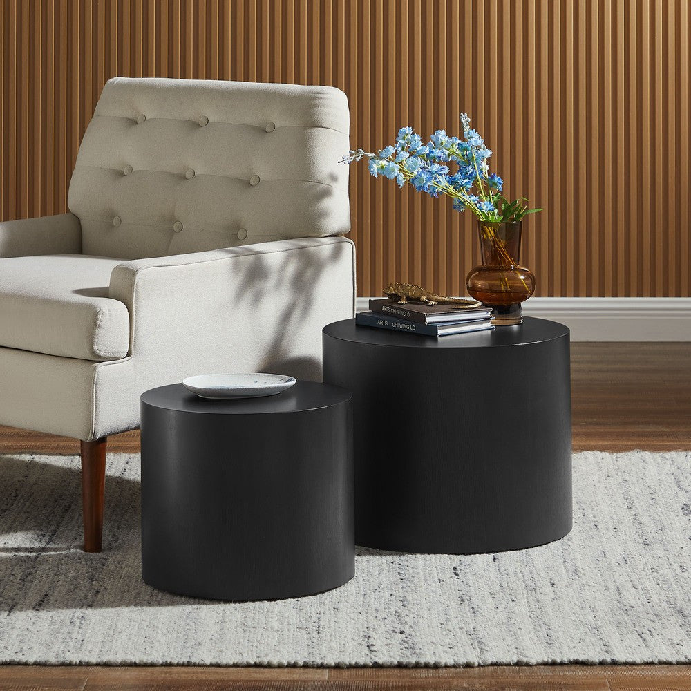 EEI-6893 Amani Round Nesting Coffee Tables Set of 2 by Modway