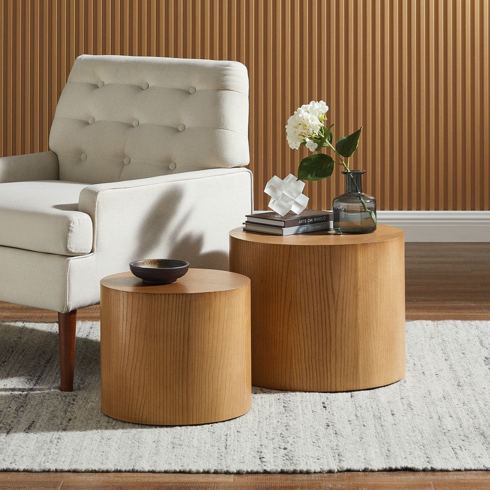 EEI-6893 Amani Round Nesting Coffee Tables Set of 2 by Modway
