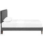 Modway Amaris Fabric Twin Platform Bed with Squared Tapered Legs by Modway-MOD-5906-GRY