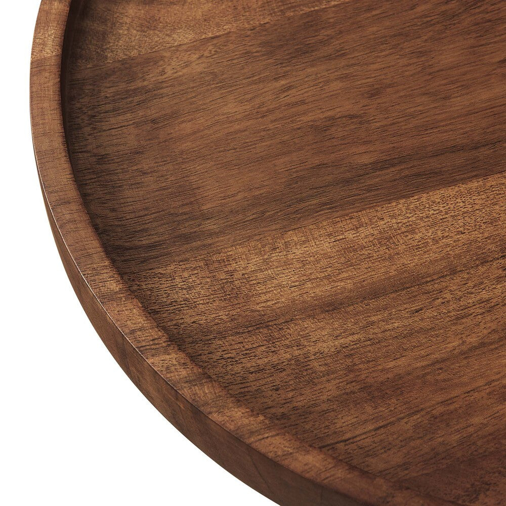 EEI-6607 Amina Round Acacia Wood Side Table by Modway