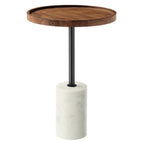 EEI-6607 Amina Round Acacia Wood Side Table by Modway