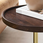 EEI-6607 Amina Round Acacia Wood Side Table by Modway