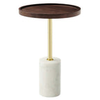 EEI-6607 Amina Round Acacia Wood Side Table by Modway