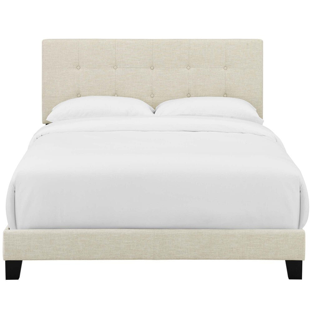 Modway Amira Upholstered Fabric King Bed by Modway-MOD-6002-BEI