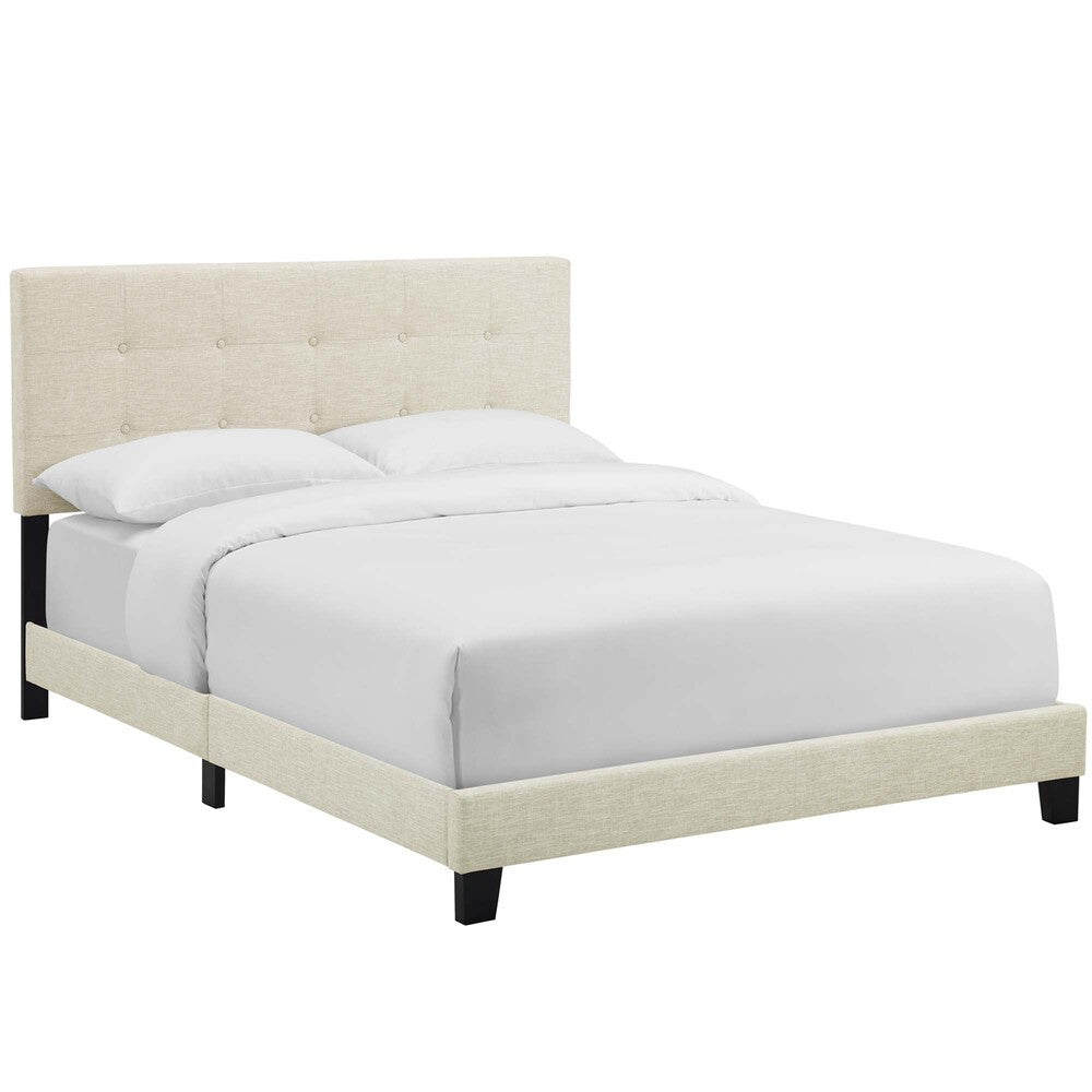 Modway Amira Upholstered Fabric King Bed by Modway-MOD-6002-BEI