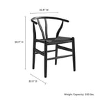 Modway Amish 29" Wood Dining Chair by Modway-EEI-7200