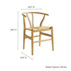 Modway Amish 29" Wood Dining Chair by Modway-EEI-7200