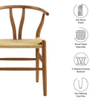 Modway Amish 29" Wood Dining Chair by Modway-EEI-7200