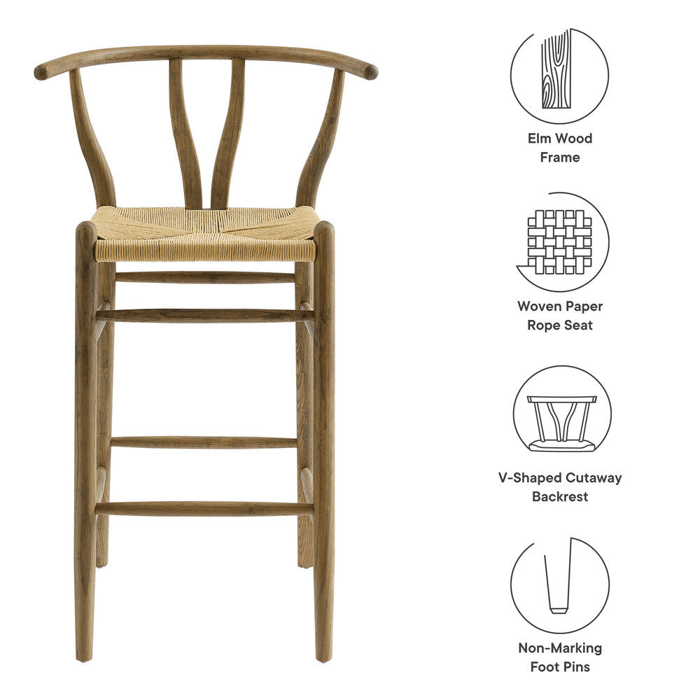 Modway Amish Wood Bar Stool by Modway-EEI-7210