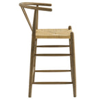 Modway Amish Wood Counter Stool by Modway-EEI-7206-GRY
