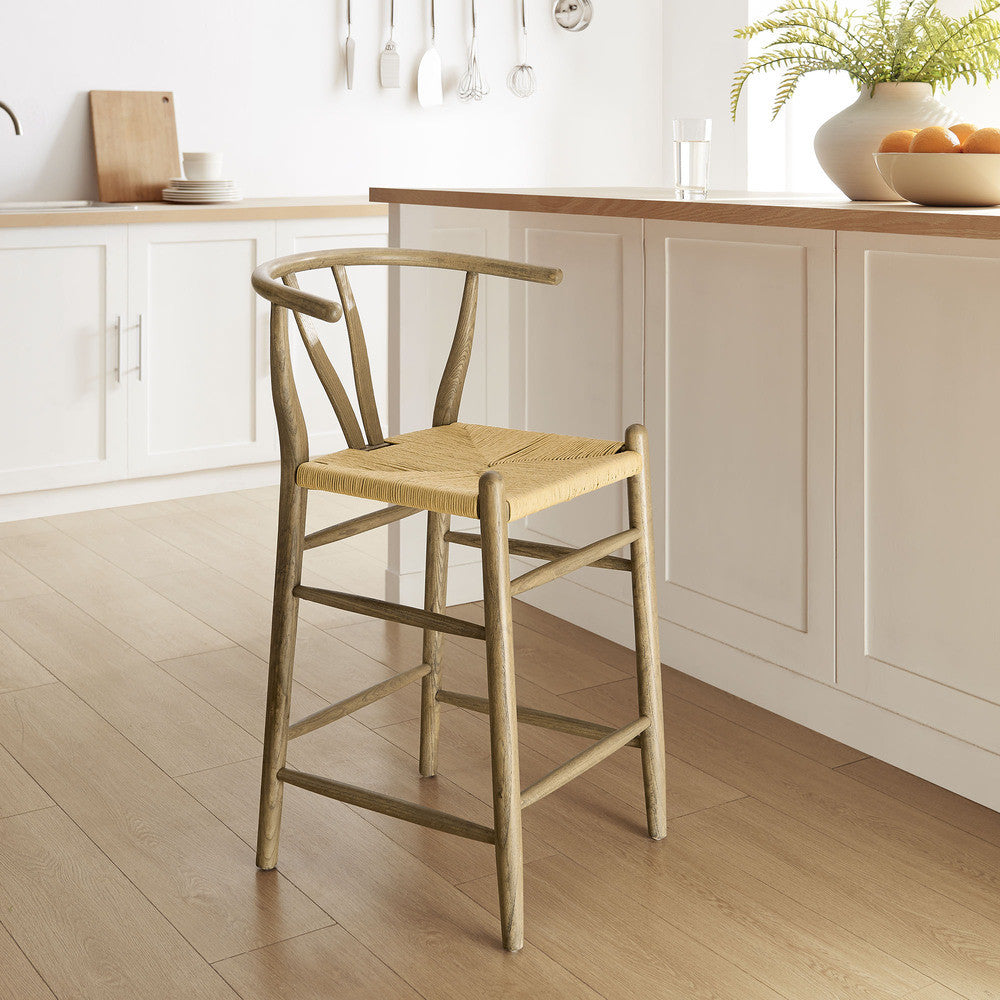 Modway Amish Wood Counter Stool by Modway-EEI-7206-GRY