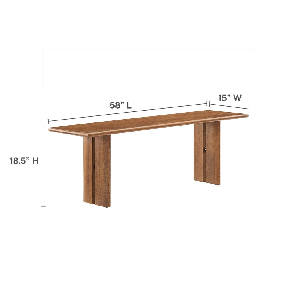 EEI-6344 Amistad 58" Wood Bench by Modway