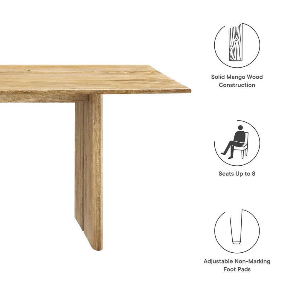 EEI-6340 Amistad 86" Wood Dining Table by Modway