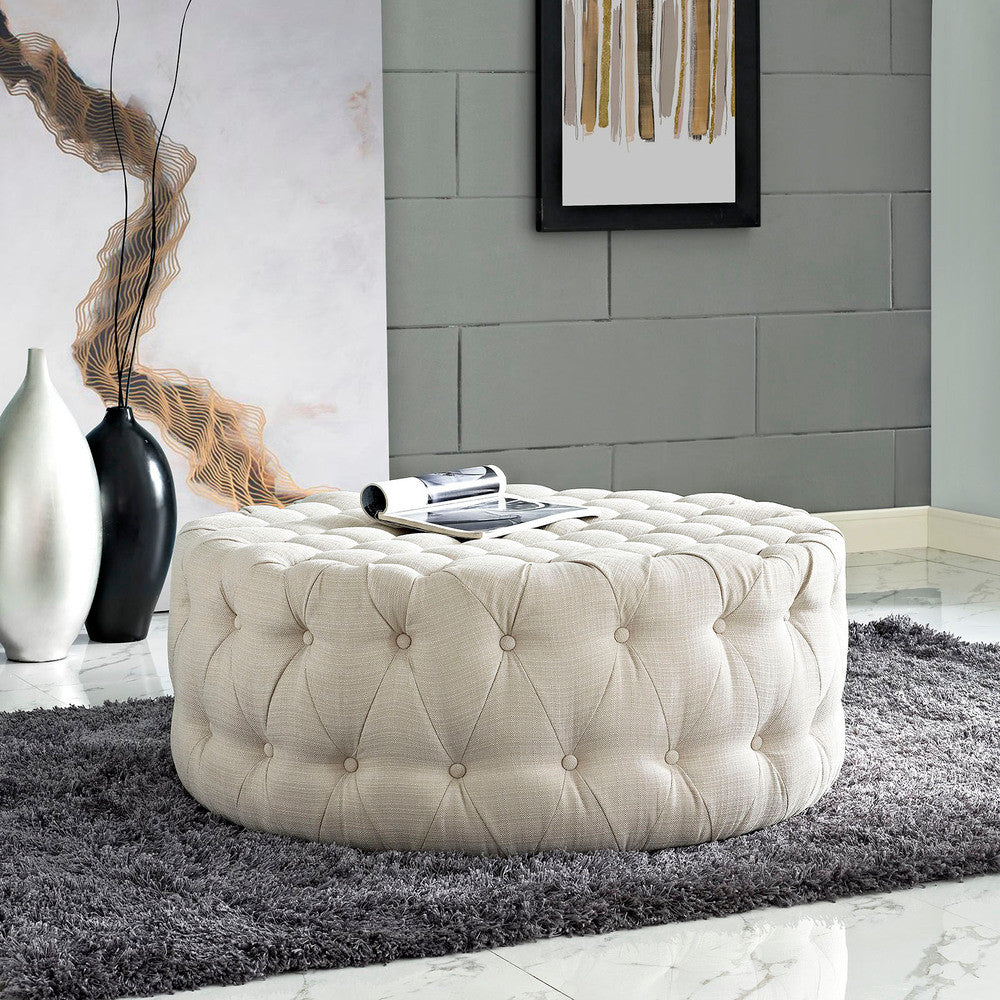 Modway Amour Upholstered Fabric Ottoman by Modway-EEI-2225