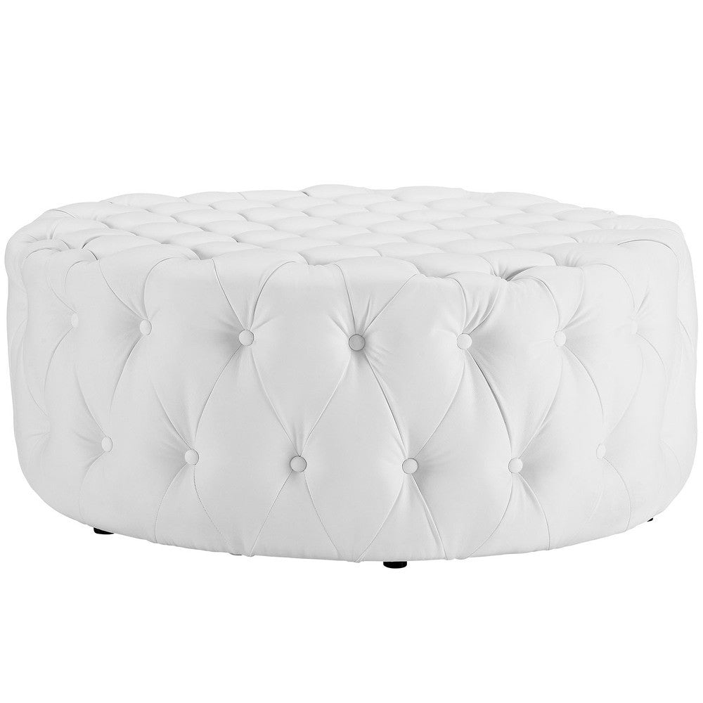 EEI-2224 Amour Upholstered Vinyl Ottoman by Modway