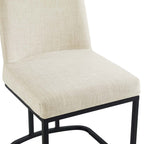 Modway Amplify Sled Base Upholstered Fabric Dining Side Chair by Modway-EEI-3811