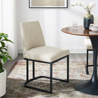 Modway Amplify Sled Base Upholstered Fabric Dining Side Chair by Modway-EEI-3811