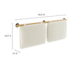 MOD-7211 Anela Wall-Mounted Chenille Upholstered Full Headboard by Modway