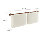 MOD-7211 Anela Wall-Mounted Chenille Upholstered Full Headboard by Modway