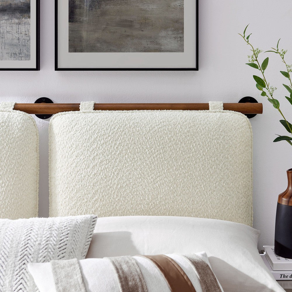 MOD-7213 Anela Wall-Mounted Chenille Upholstered King Size Headboard by Modway
