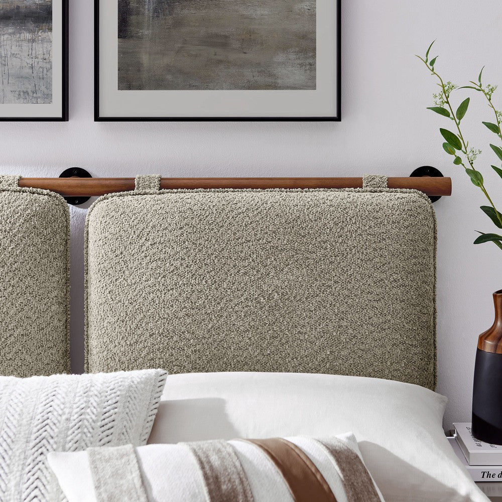 MOD-7213 Anela Wall-Mounted Chenille Upholstered King Size Headboard by Modway