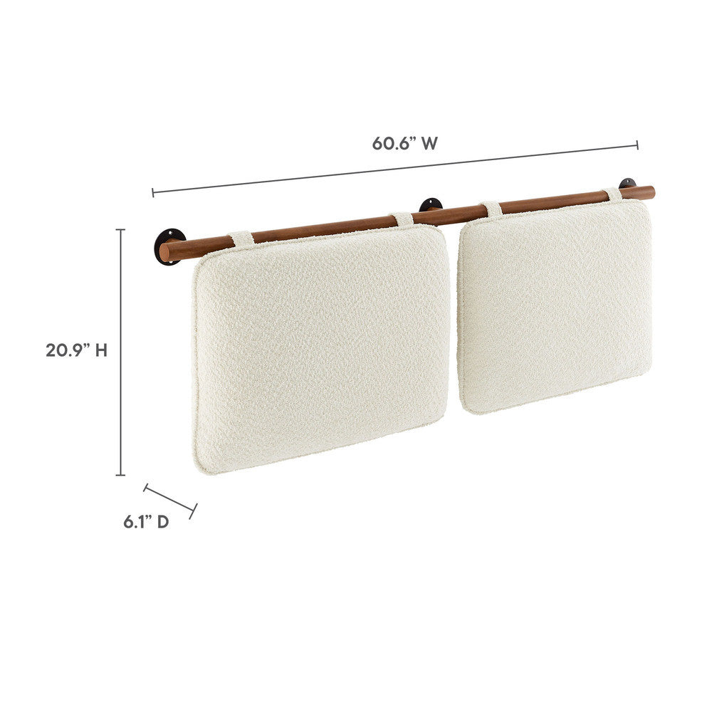 MOD-7212 Anela Wall-Mounted Chenille Upholstered Queen Headboard by Modway