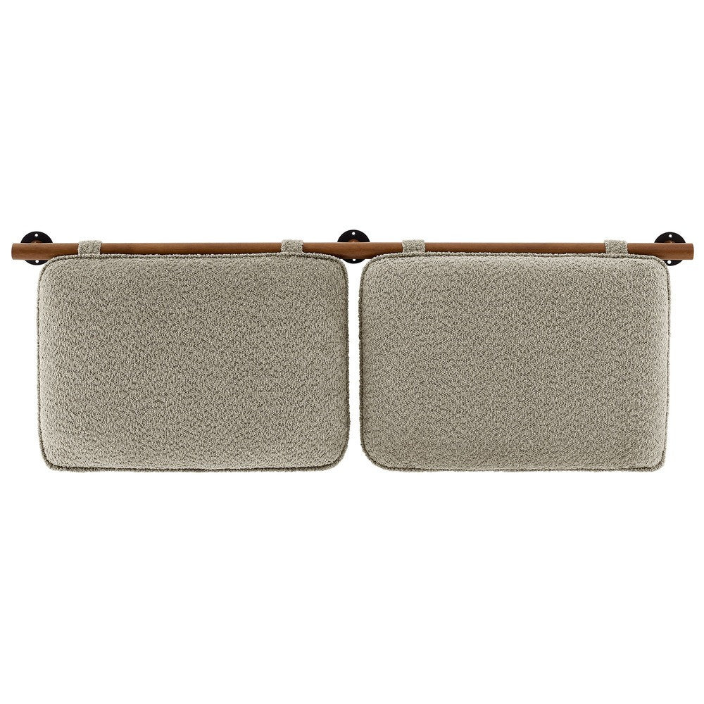 MOD-7212 Anela Wall-Mounted Chenille Upholstered Queen Headboard by Modway