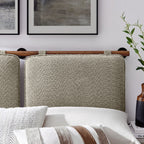 MOD-7212 Anela Wall-Mounted Chenille Upholstered Queen Headboard by Modway