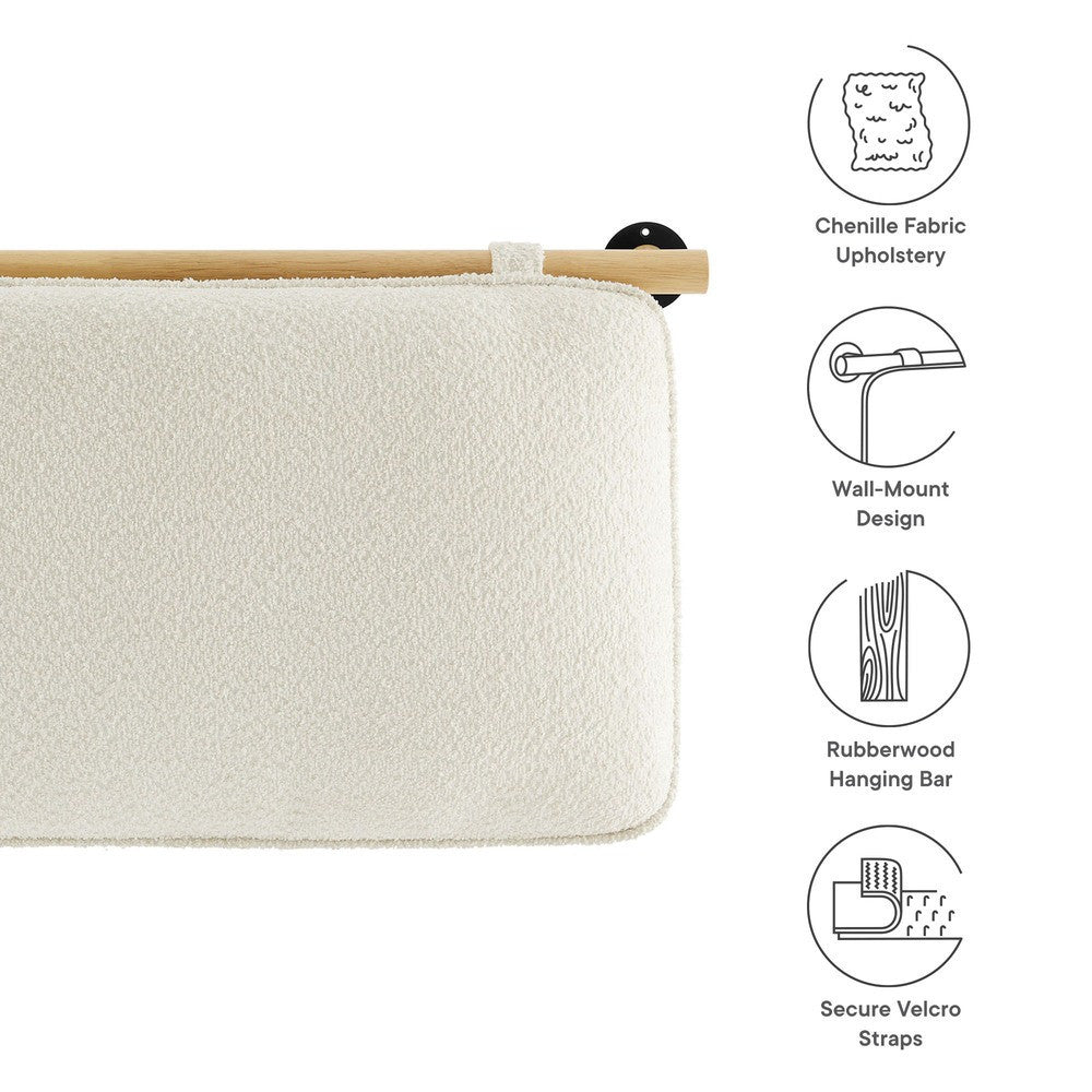 MOD-7205 Anela Wall-Mounted Chenille Upholstered Twin Headboard by Modway