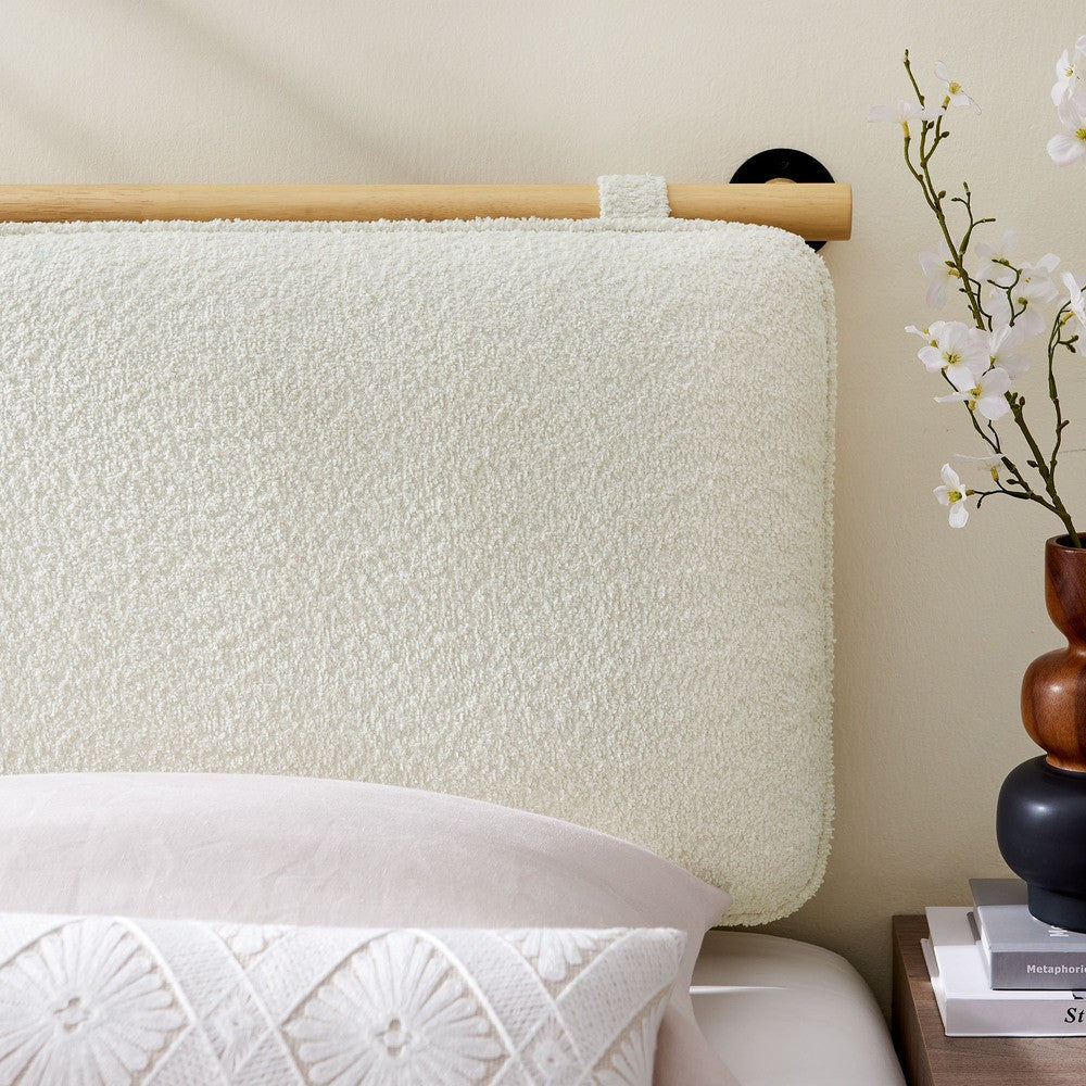 MOD-7205 Anela Wall-Mounted Chenille Upholstered Twin Headboard by Modway