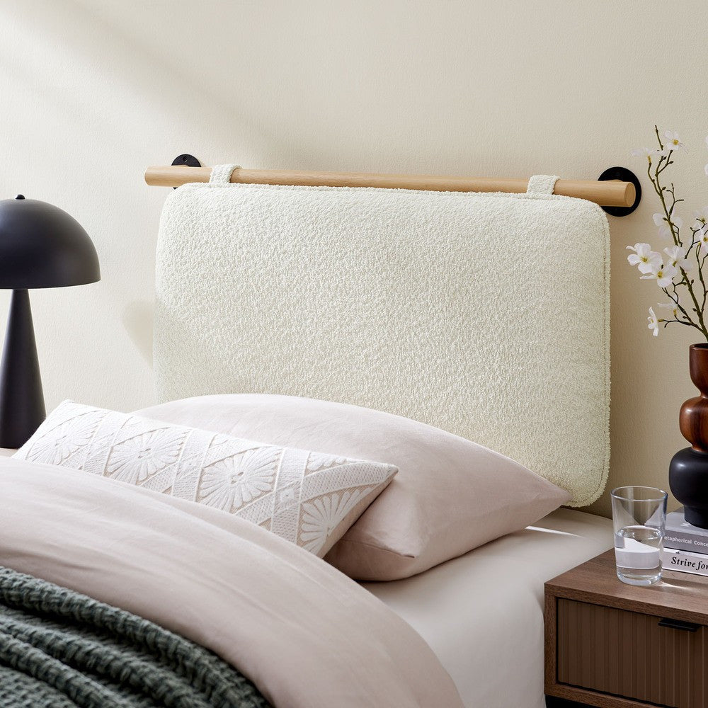 MOD-7205 Anela Wall-Mounted Chenille Upholstered Twin Headboard by Modway