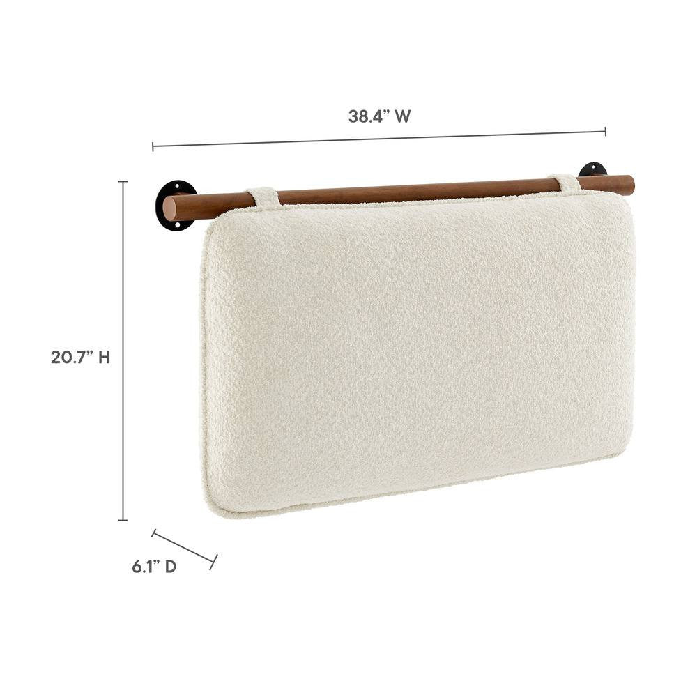 MOD-7205 Anela Wall-Mounted Chenille Upholstered Twin Headboard by Modway