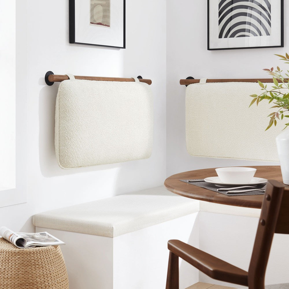 MOD-7205 Anela Wall-Mounted Chenille Upholstered Twin Headboard by Modway