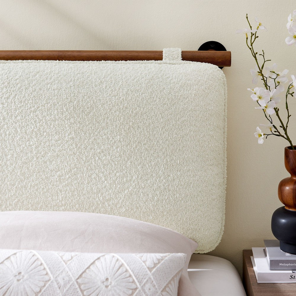 MOD-7205 Anela Wall-Mounted Chenille Upholstered Twin Headboard by Modway