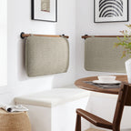 MOD-7205 Anela Wall-Mounted Chenille Upholstered Twin Headboard by Modway