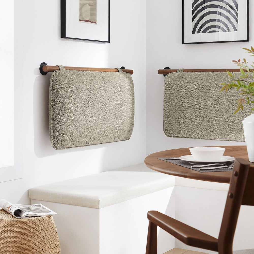 MOD-7205 Anela Wall-Mounted Chenille Upholstered Twin Headboard by Modway
