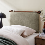 MOD-7205 Anela Wall-Mounted Chenille Upholstered Twin Headboard by Modway