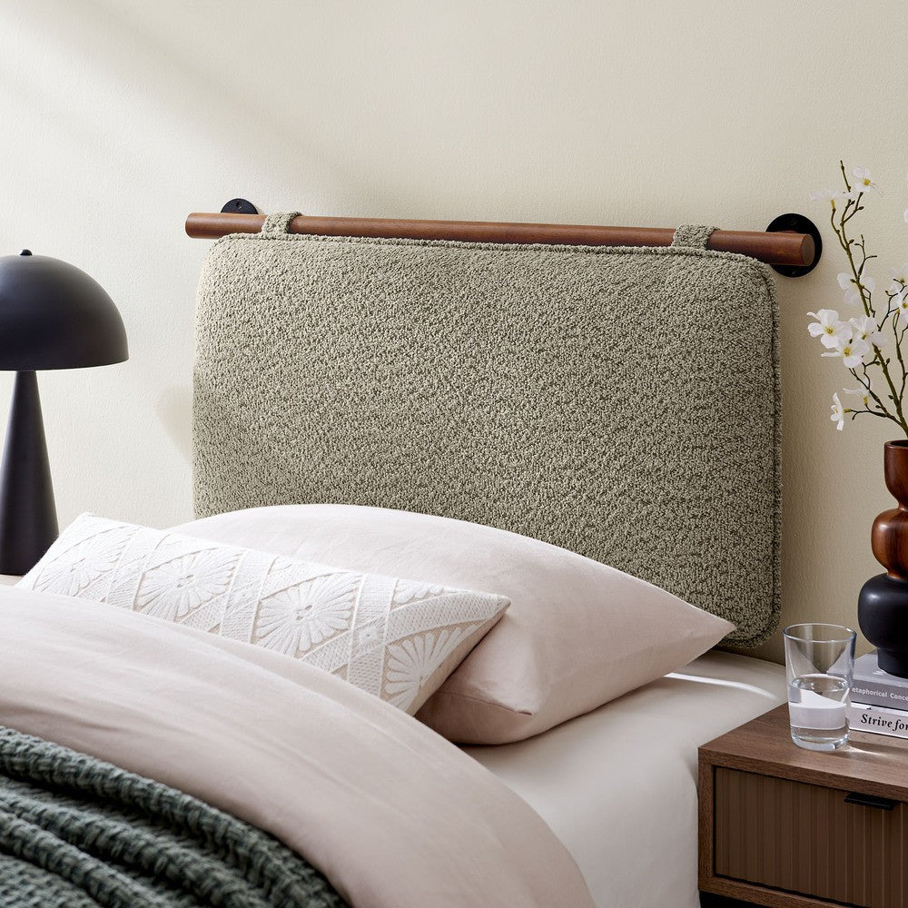 MOD-7205 Anela Wall-Mounted Chenille Upholstered Twin Headboard by Modway