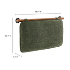 MOD-7205 Anela Wall-Mounted Chenille Upholstered Twin Headboard by Modway