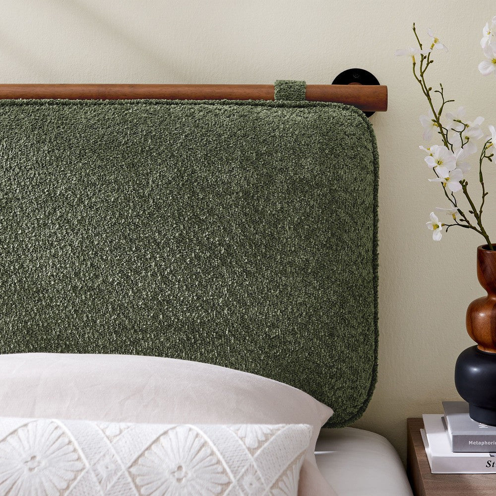 MOD-7205 Anela Wall-Mounted Chenille Upholstered Twin Headboard by Modway