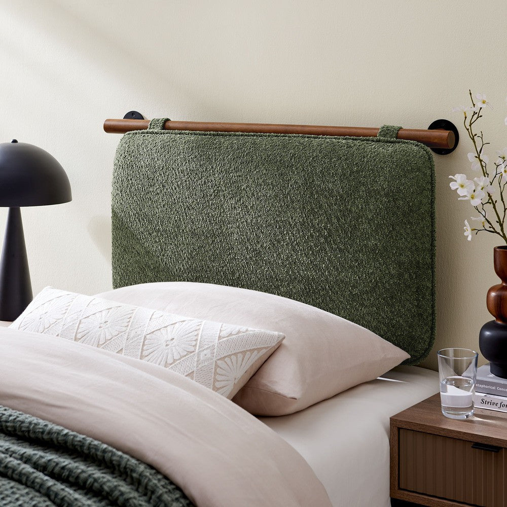MOD-7205 Anela Wall-Mounted Chenille Upholstered Twin Headboard by Modway
