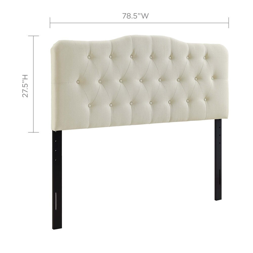 MOD-5158-IVO Annabel Upholstered Fabric King Headboard by Modway